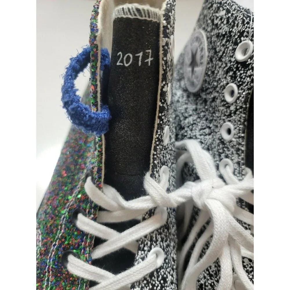 New No Box Converse x JW Anderson Chuck 70 Glitter SZ 12/14 UniSex - Picture 11 of 12